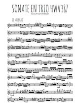 Sonate en trio Hwv387, 2. Allegro de Georg Friedrich Händel